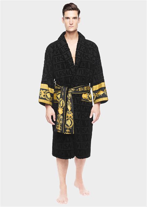 versace bathrobe mens cheap